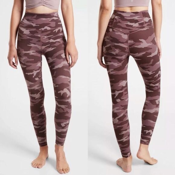 Athleta elation 7/8‎ tight flora camo print womens xs - Picture 1 of 6
